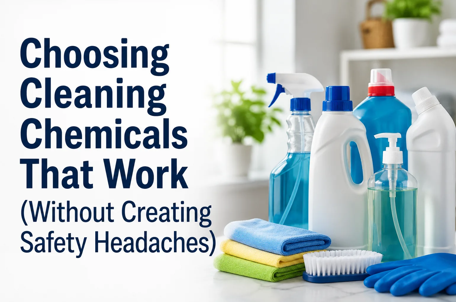 Choosing Cleaning Chemicals That Work (Without Creating Safety Headaches)