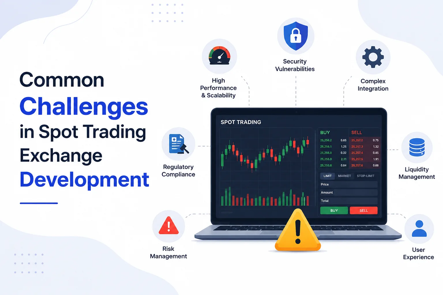 Common Challenges in crypto Exchange Development