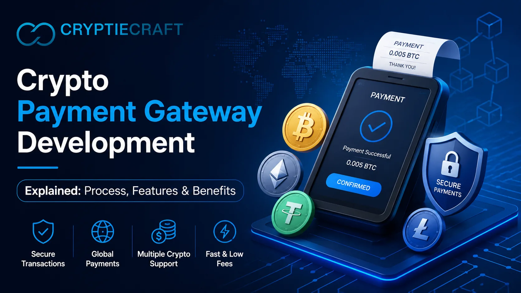 Crypto Payment Gateway Development Explained: Process, Features & Benefits