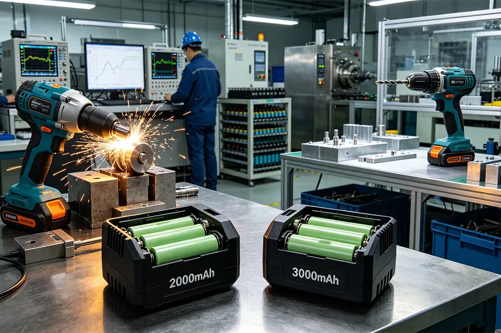 2000mAh vs 3000mAh 18650 Cells for Power Tools Comparison