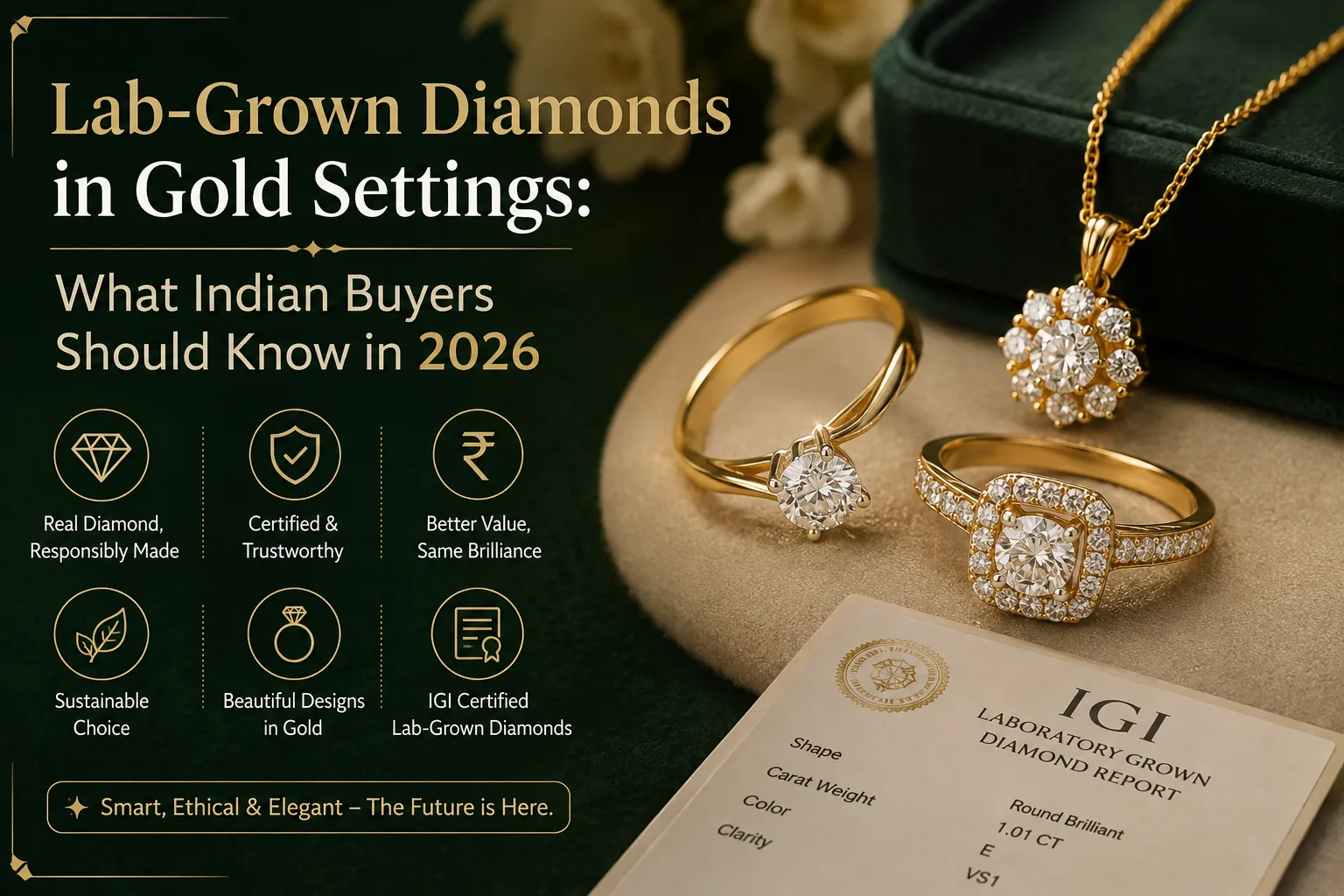 Lab-Grown Diamonds in Gold Settings: What Indian Buyers Should Know in 2026