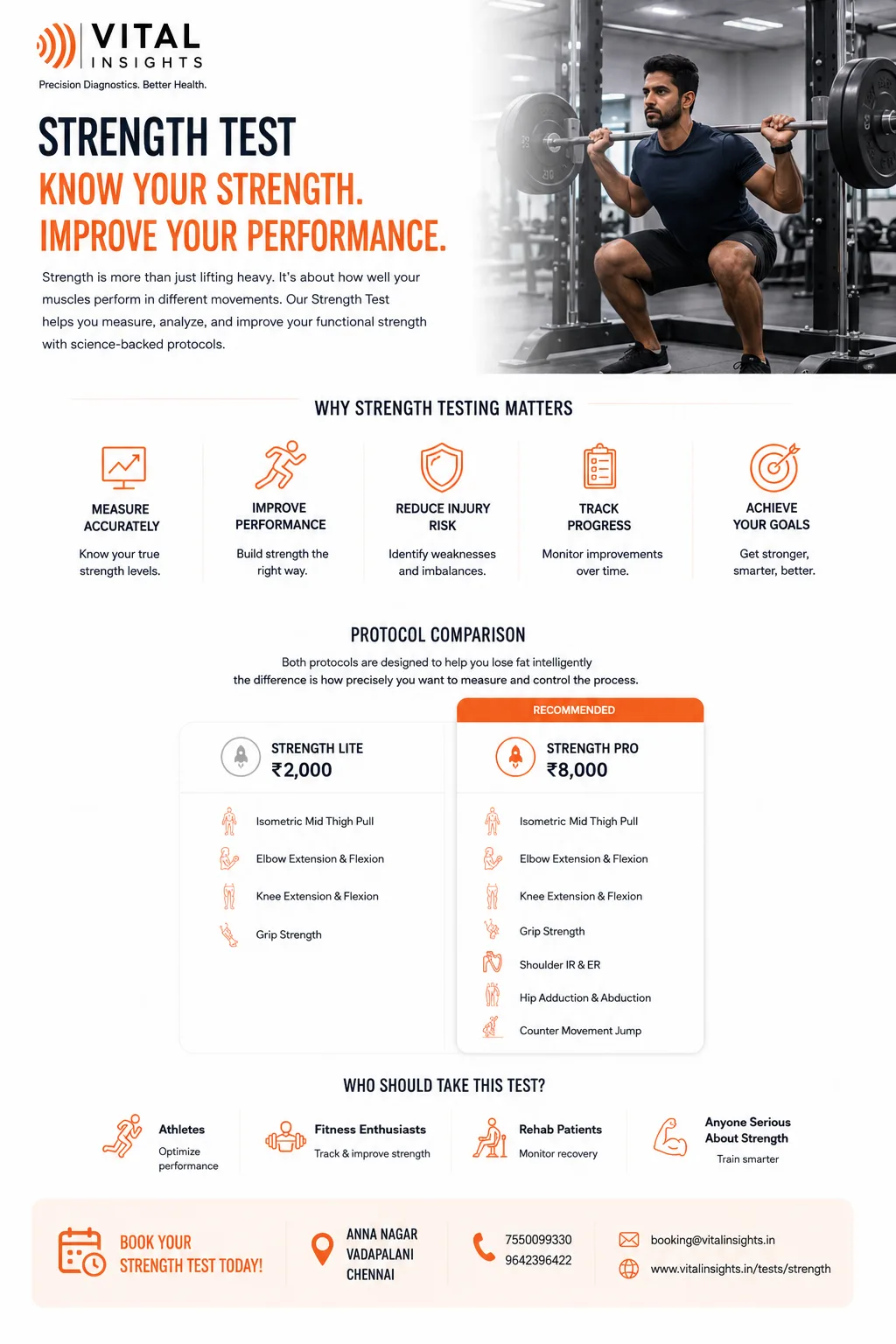 Strength Test in Chennai: Measure Your True Strength & Improve Performance
