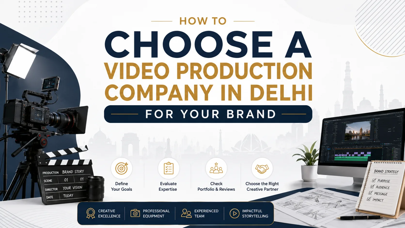 How To Choose A Video Production Company in Delhi for Your Brand