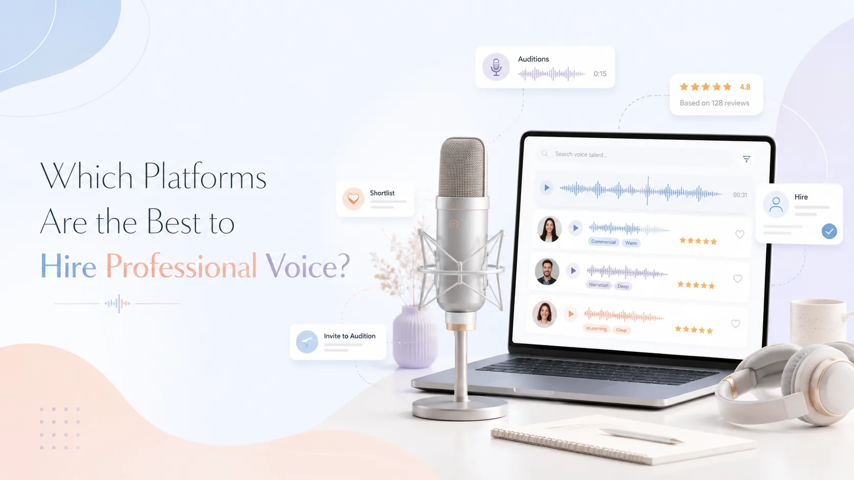 Which Platforms Are The Best To Hire Professional Voice?