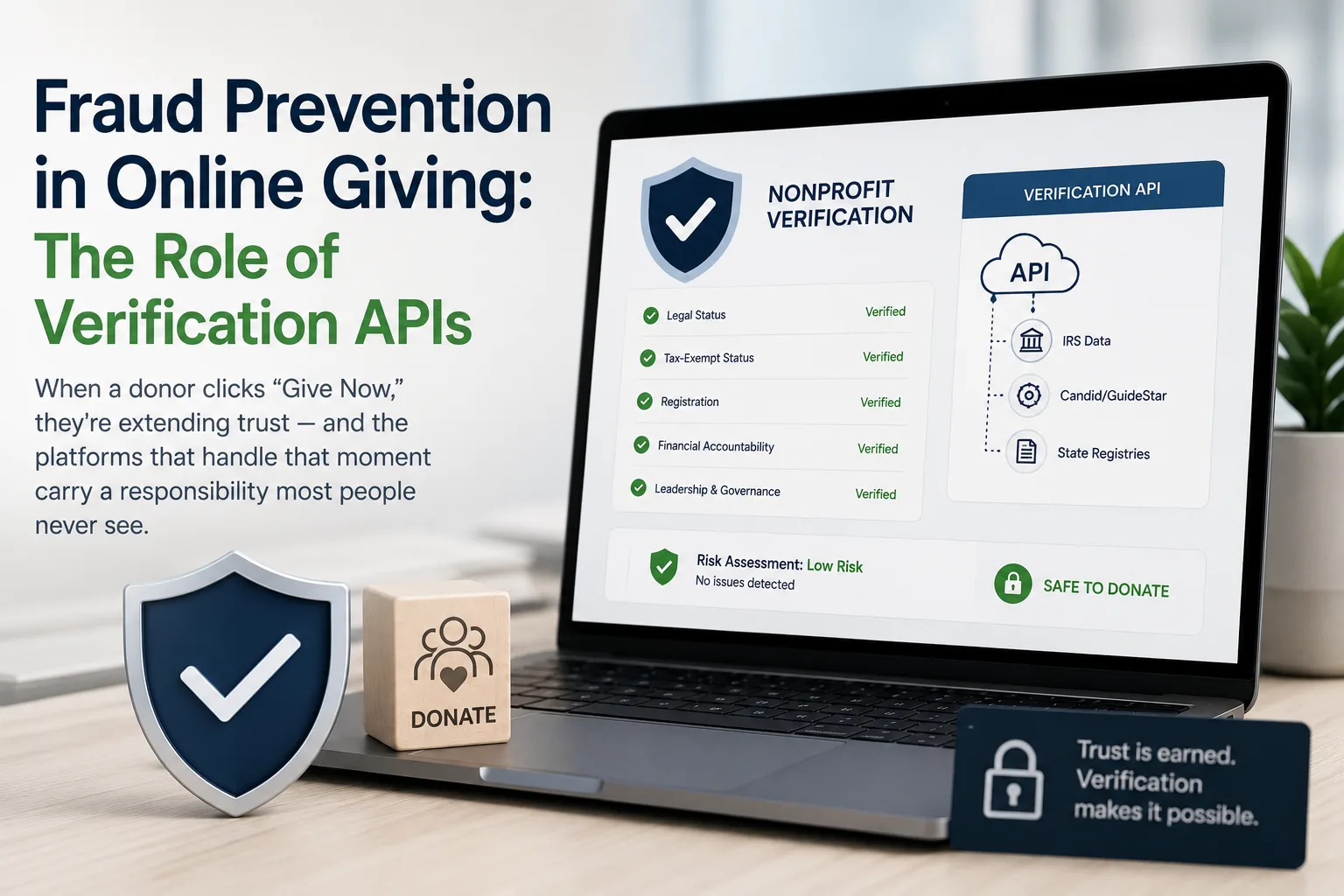 Fraud Prevention in Online Giving: The Role of Verification APIs