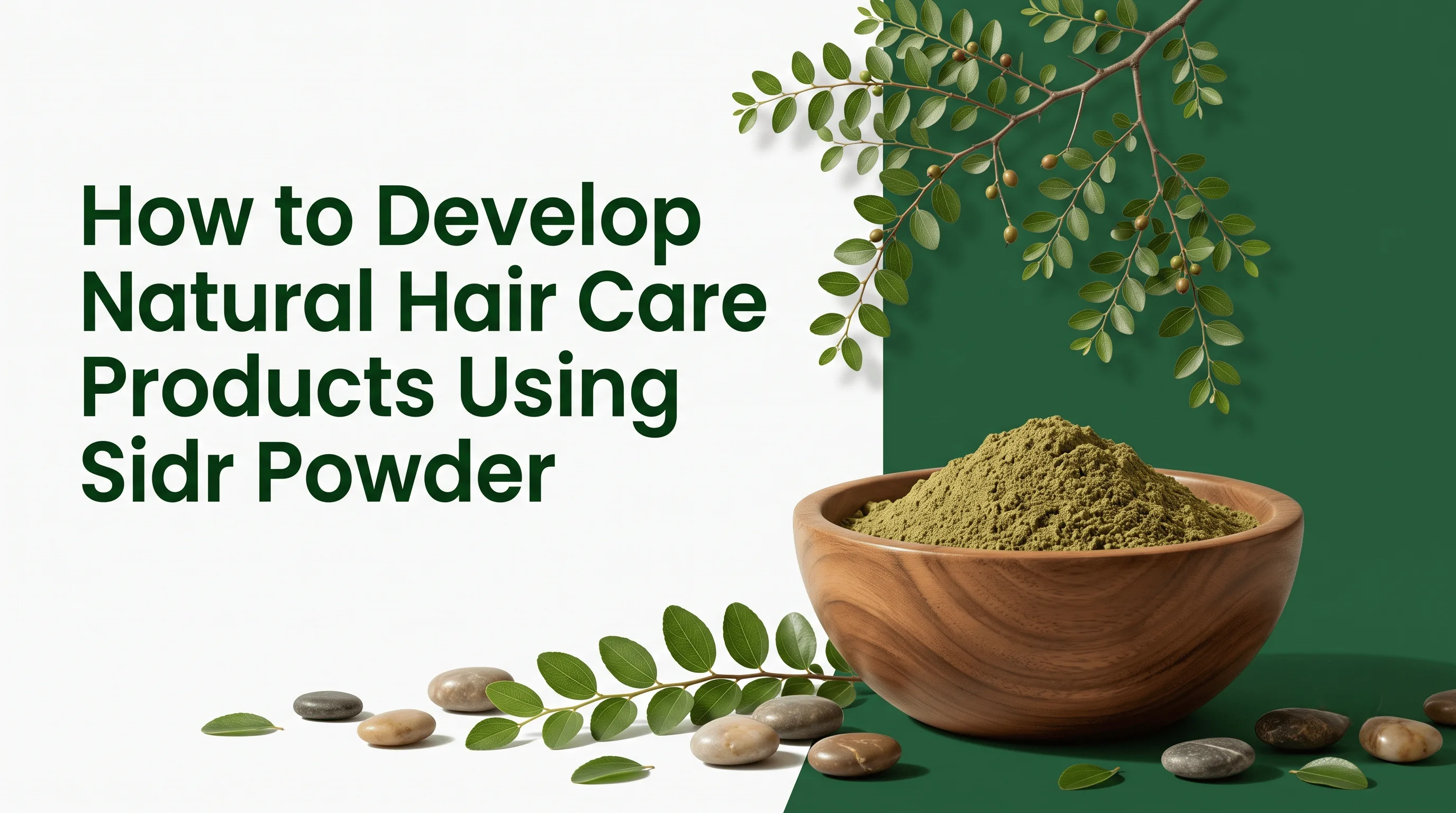How to Develop Natural Hair Care Products Using Sidr Powder