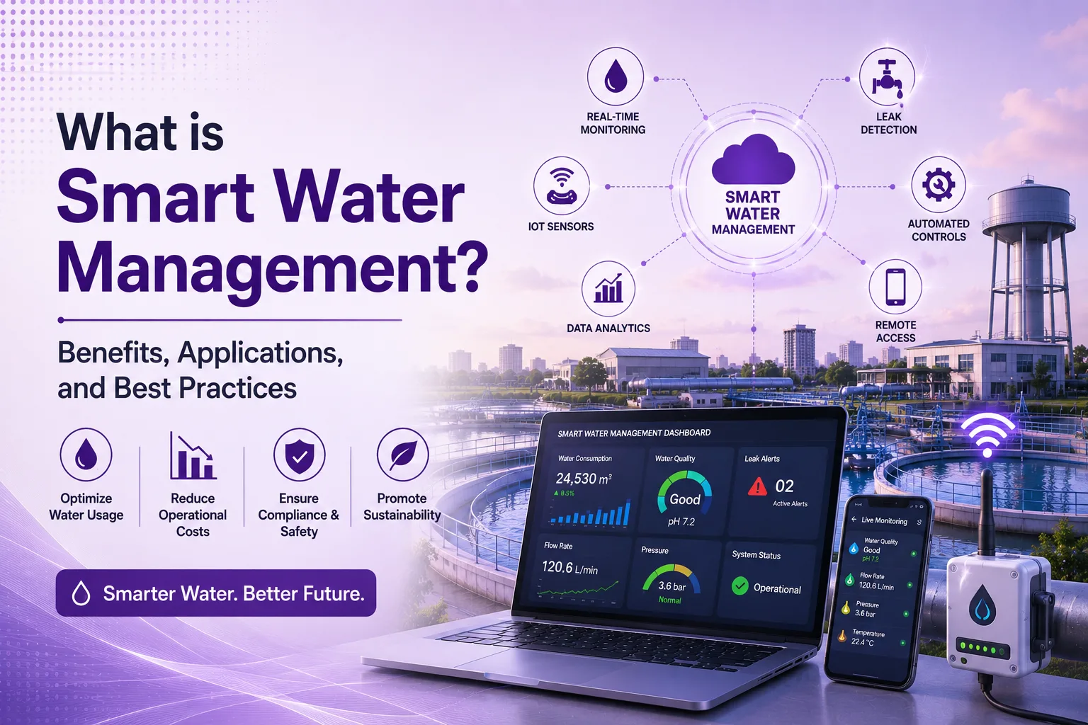 Smart Water Management: Improving Efficiency Through IoT