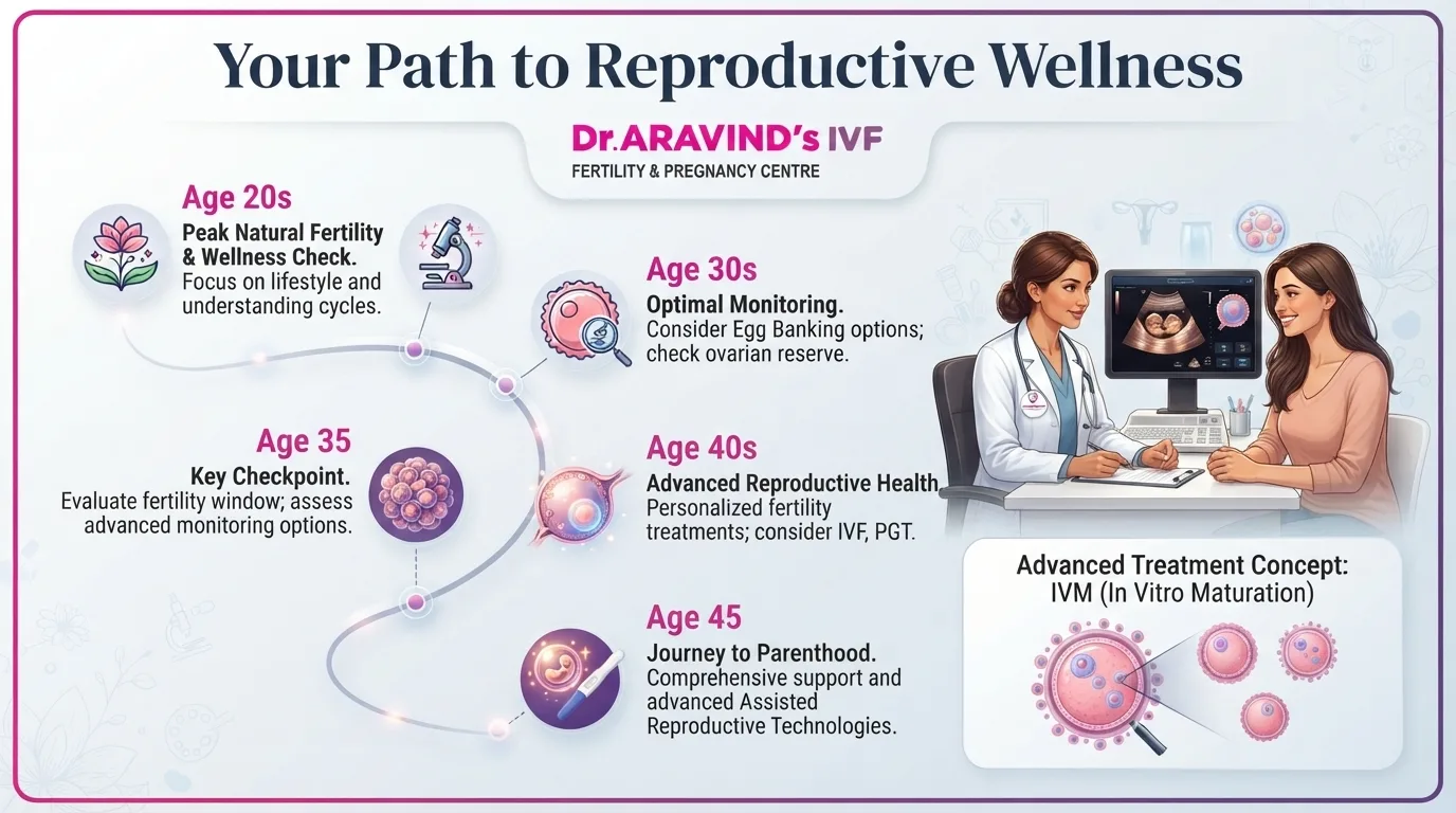 The Complete Female Fertility Timeline: Age 20 to 45