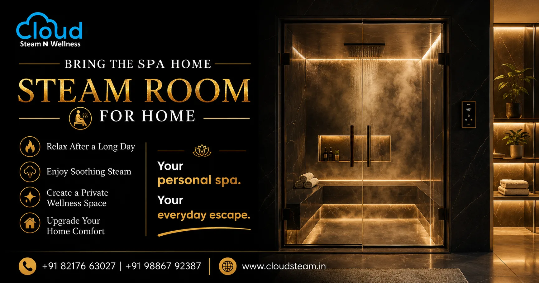 Is a Home Steam Bath Worth It? Benefits, Setup Ideas and Bathroom Design Tips