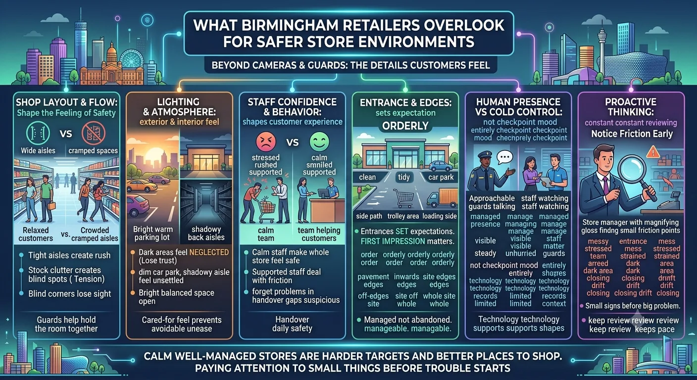 What Birmingham Retailers Often Overlook When Trying To Create A Safer Shopping Environment