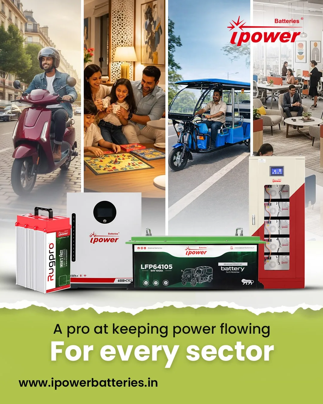 Ipower Batteries: Keeping Power Flowing Across Every Sector