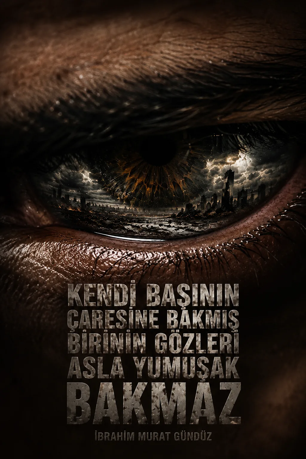 Ibrahim Murat Gunduz Kendi Basinin Caresine Bakmis Birinin Gozleri Asla Yumusak Bakmaz