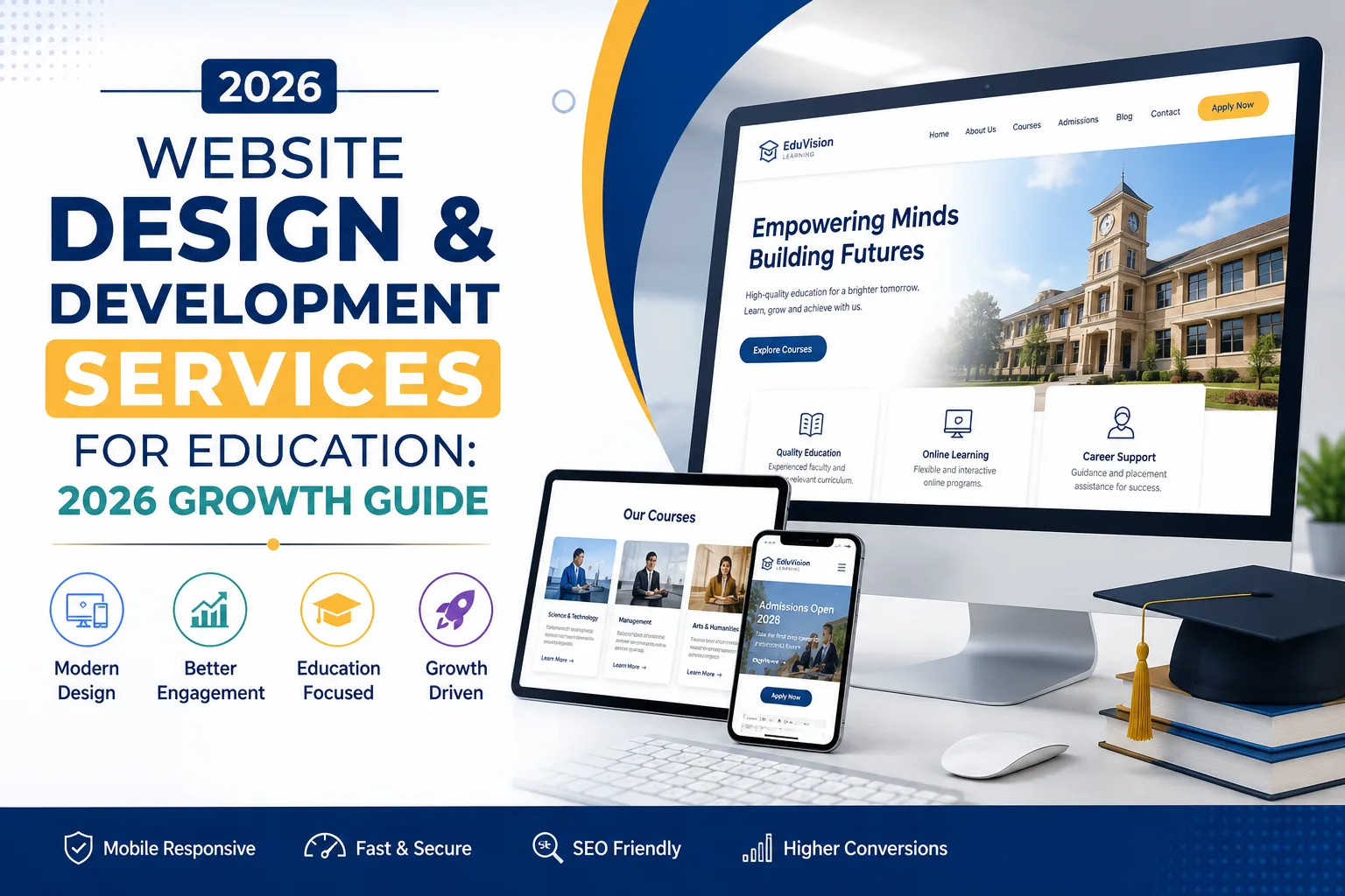 Website Design & Development Services for Education: 2026 Growth Guide
