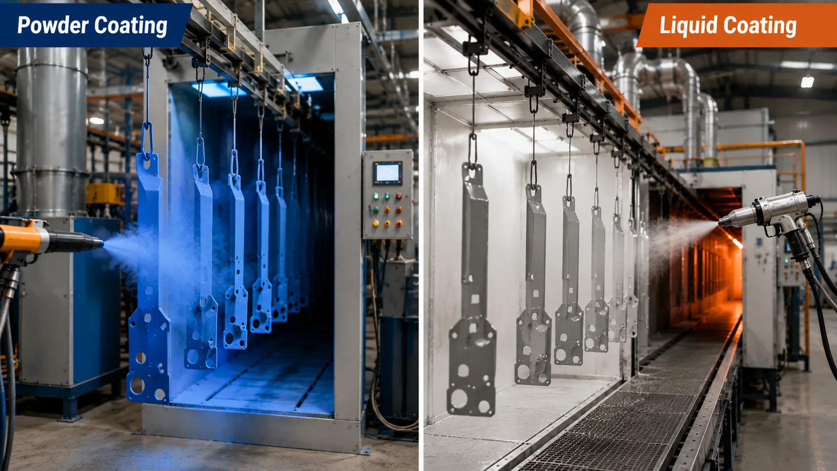 Powder Coating vs Liquid Coating: Choosing the Right Curing System