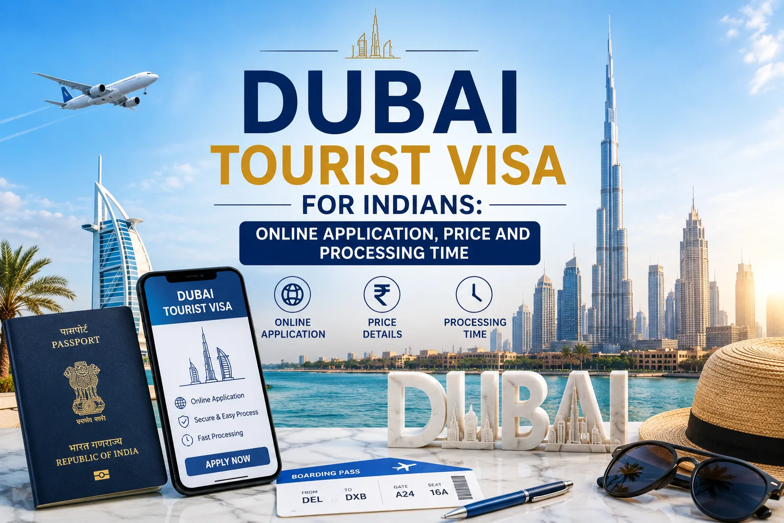 Dubai Tourist Visa for Indians: Online Application, Price and Processing Time