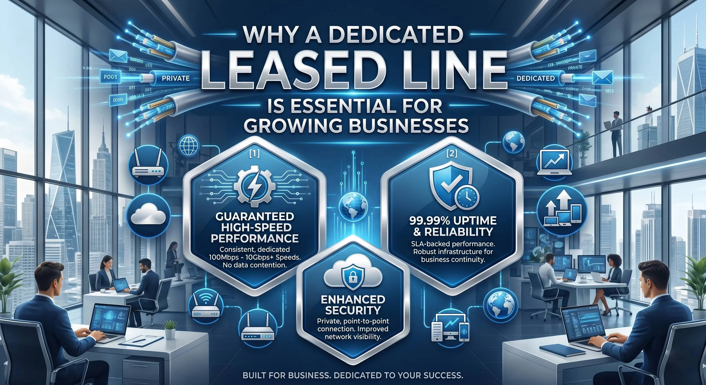 Why a Dedicated Leased Line Is Essential for Growing Businesses