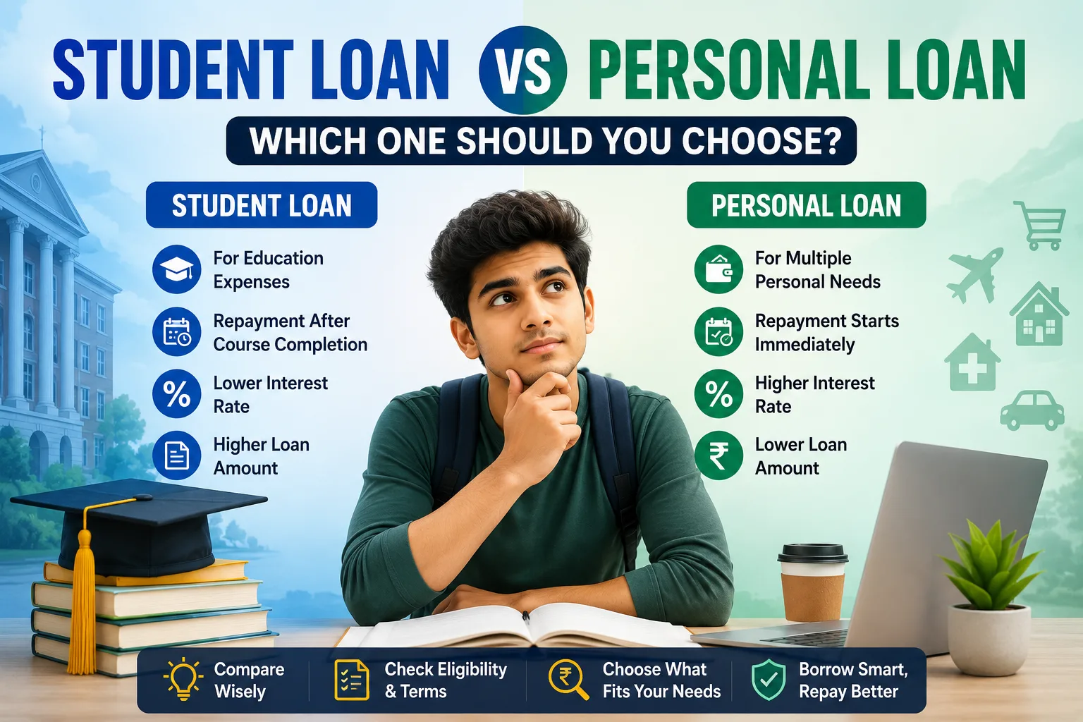 Student Loan vs Personal Loan: Which One Should You Choose?