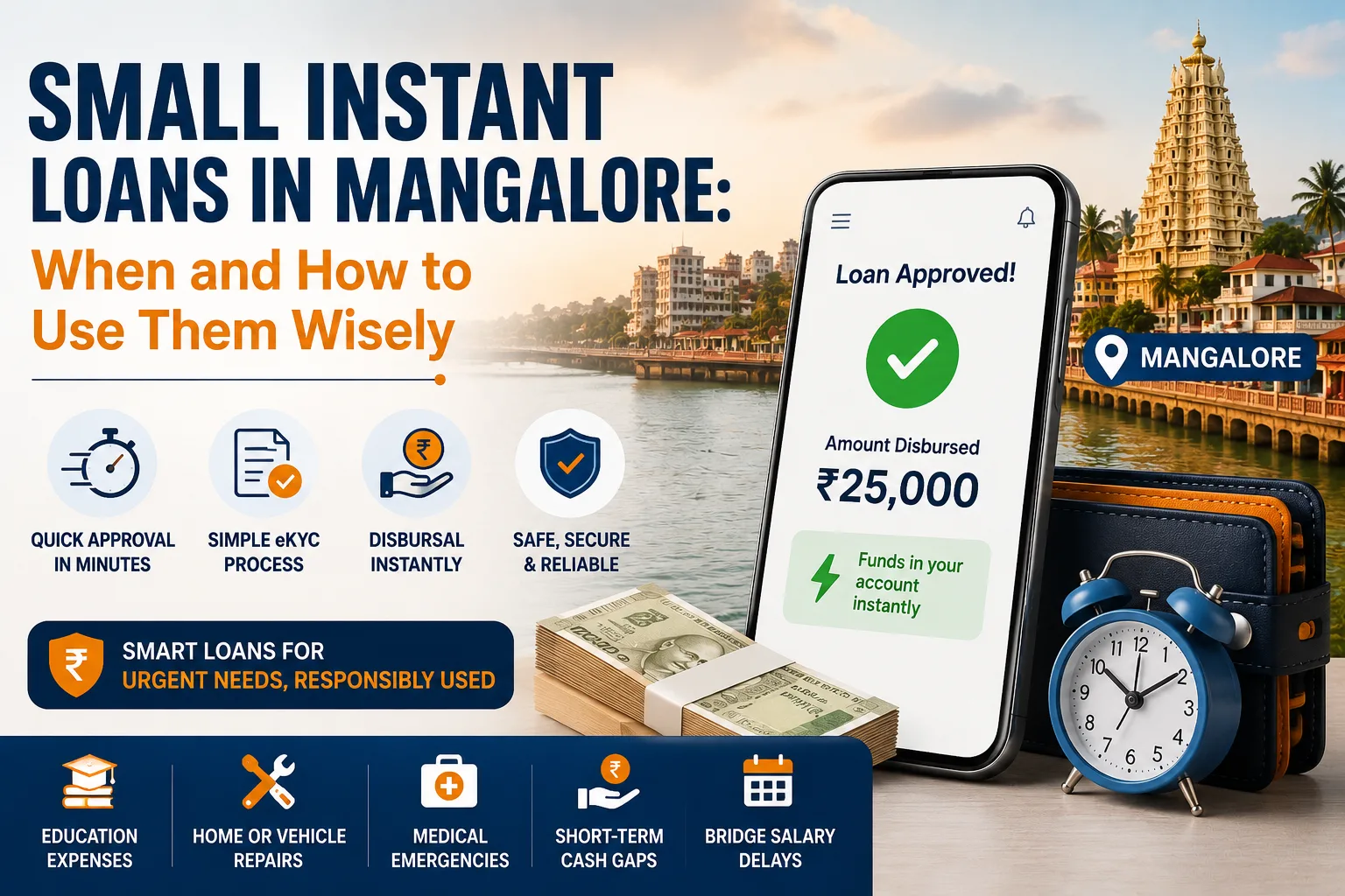 Small Instant Loans in Mangalore: When and How to Use Them Wisely