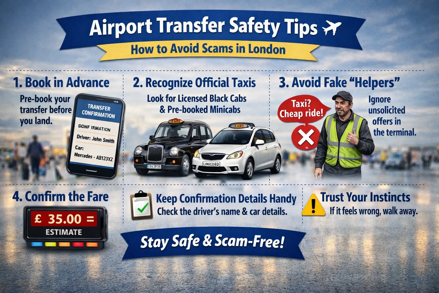 How to Avoid Airport Transfer Scams in London