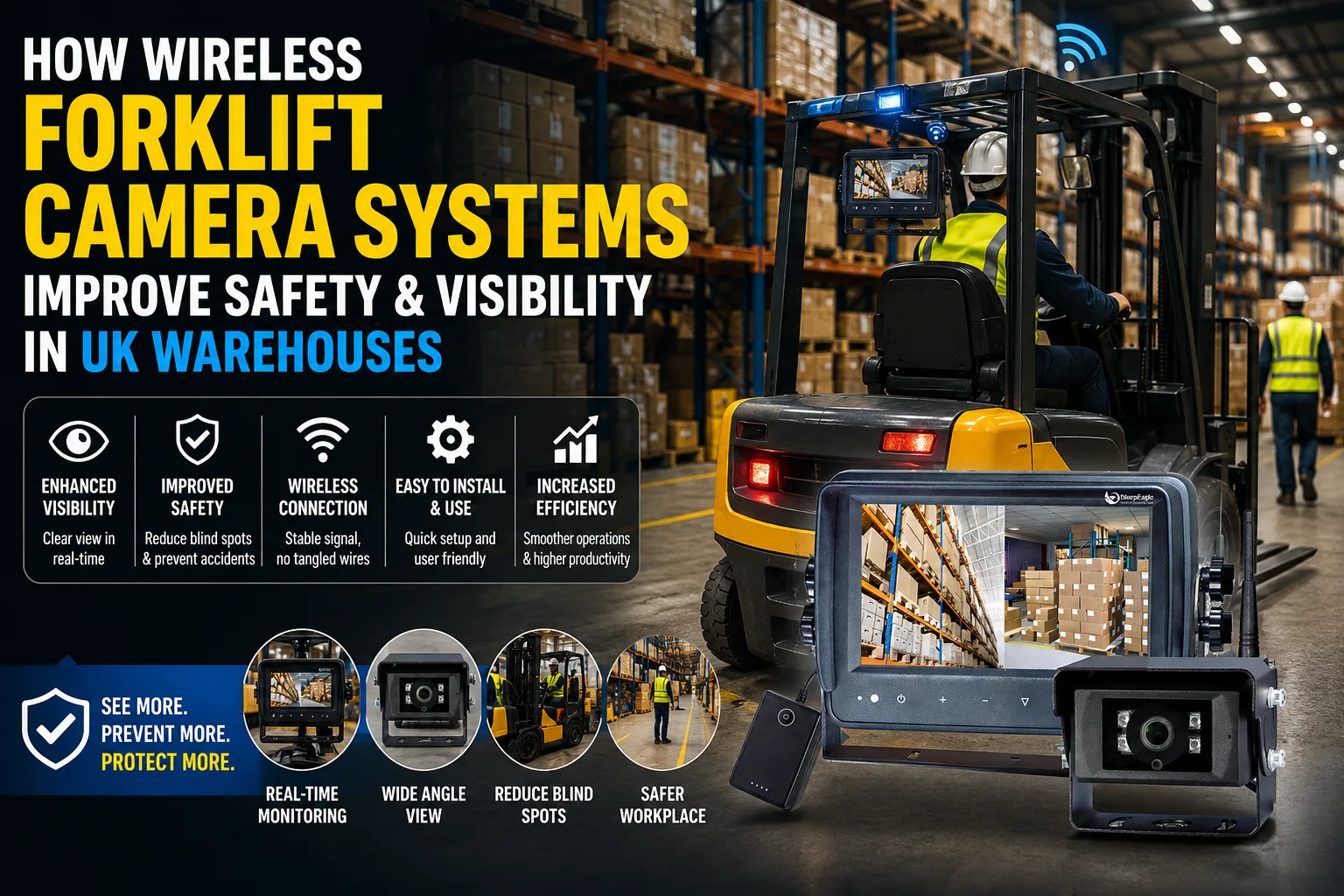 How Wireless Forklift Camera Systems Improve Safety and Visibility in UK Warehouses