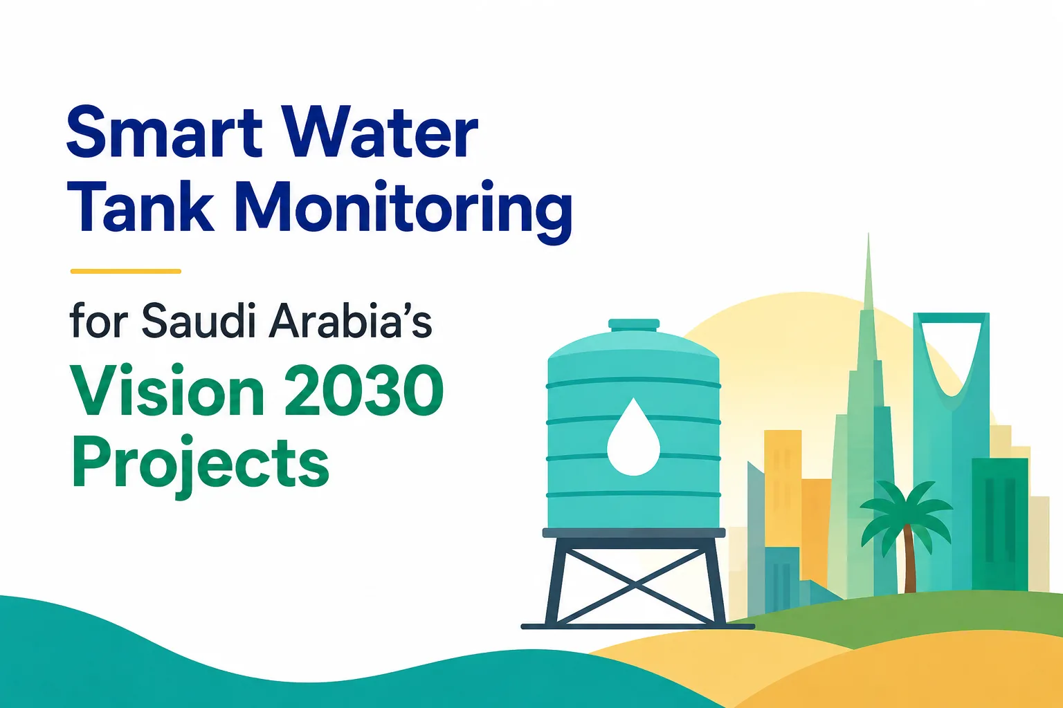 Smart Water Tank Monitoring for Saudi Arabia's Vision 2030 Projects