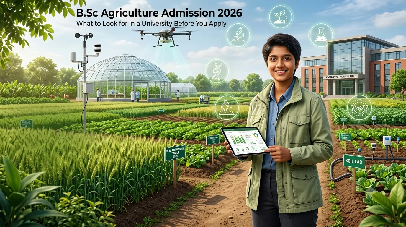 B.Sc Agriculture Admission 2026: What to Look for in a University Before You Apply