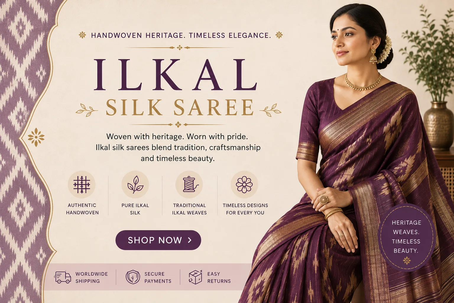 How to Style an Ilkal Saree for Modern Festive Looks