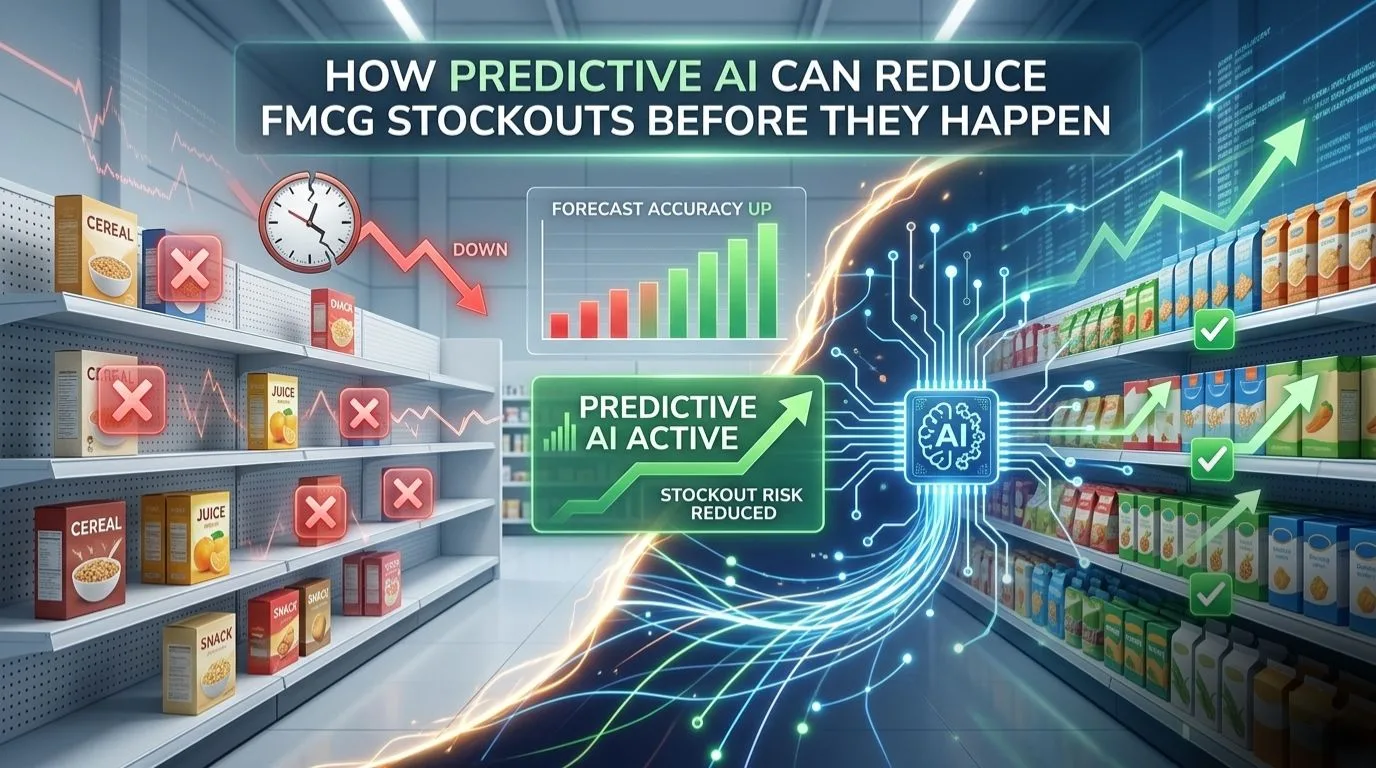 How Predictive AI Can Reduce FMCG Stockouts Before They Happen