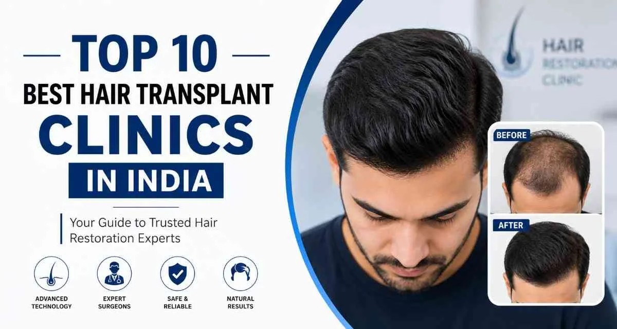 Top 10 Best Hair Transplant Clinics in India