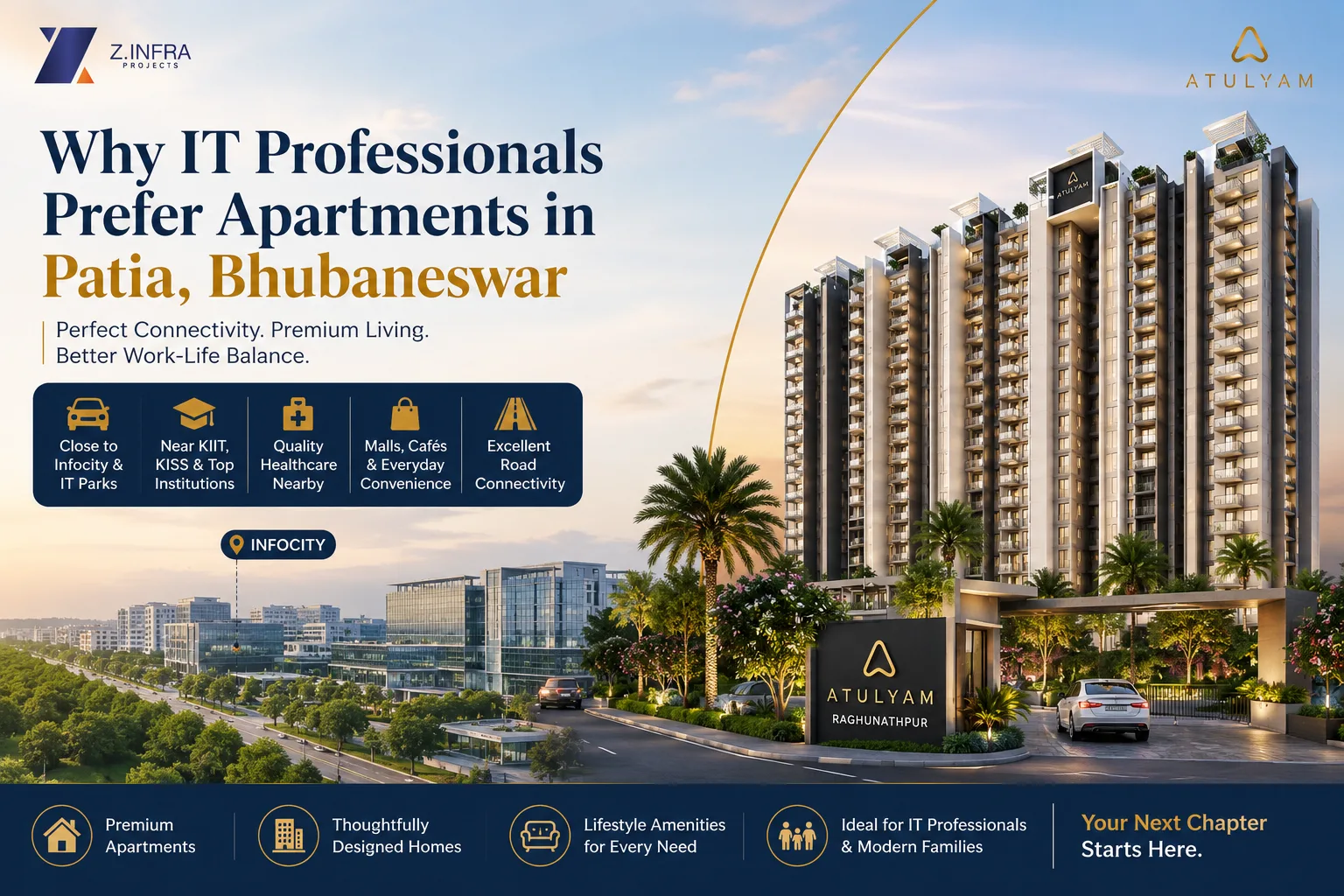 Apartments for Sale in Patia Bhubaneswar Near IT Hubs: Best Locations for Working Professionals