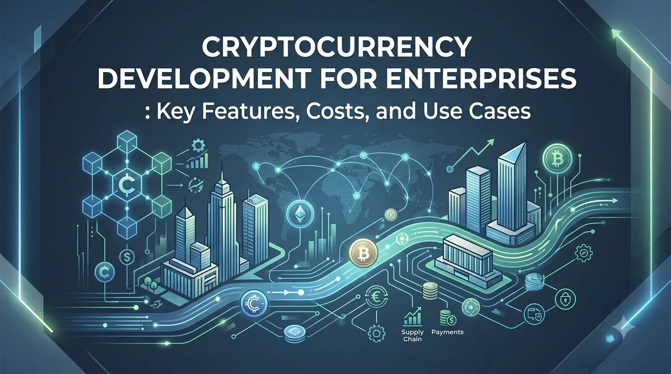 Cryptocurrency Development for Enterprises: Key Features, Costs, and Use Cases