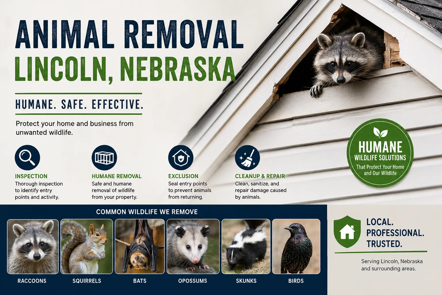 Animal Removal Lincoln Nebraska: Safe, Humane Solutions for Homes and Businesses