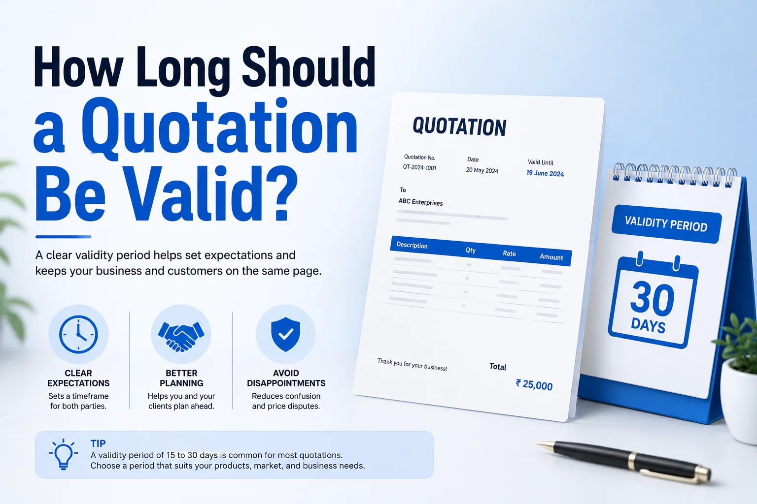 How Long Should a Quotation Be Valid?