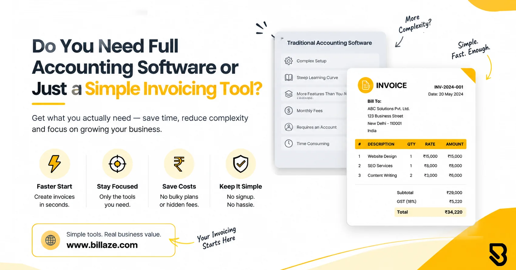 Do You Need Full Accounting Software or Just a Simple Invoicing Tool?