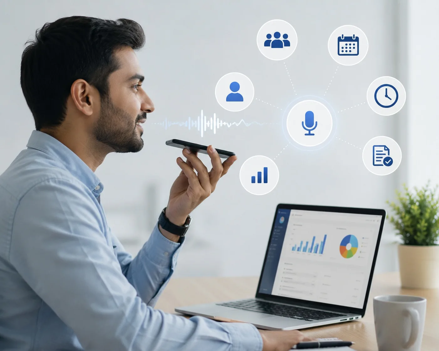 Voice-First Productivity SaaS - Manage Team With Voice Commands - Teamsmaster