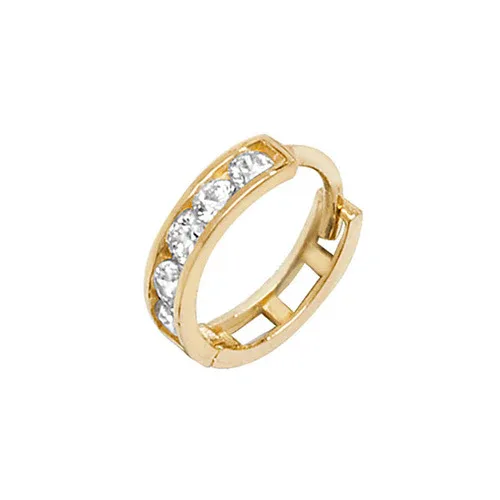 Diamond Cartilage Hoop The Perfect Blend of Style and Elegance