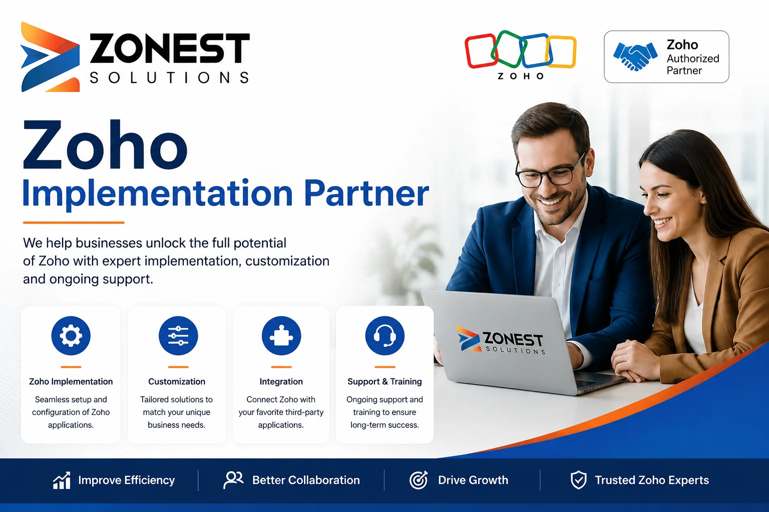 How a Zoho Implementation Partner Helps Businesses Streamline Operations