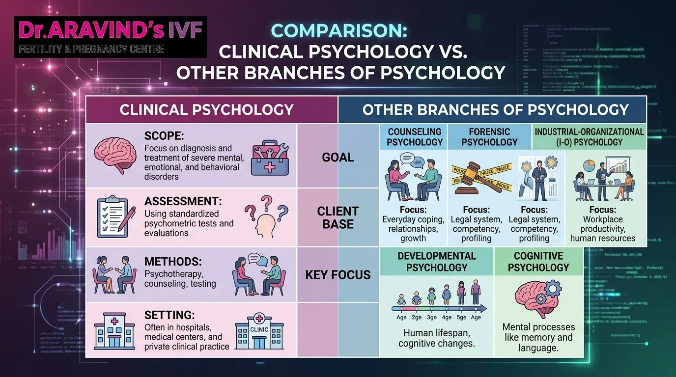 Clinical Psychology vs. Other Branches of Psychology: What Sets It Apart