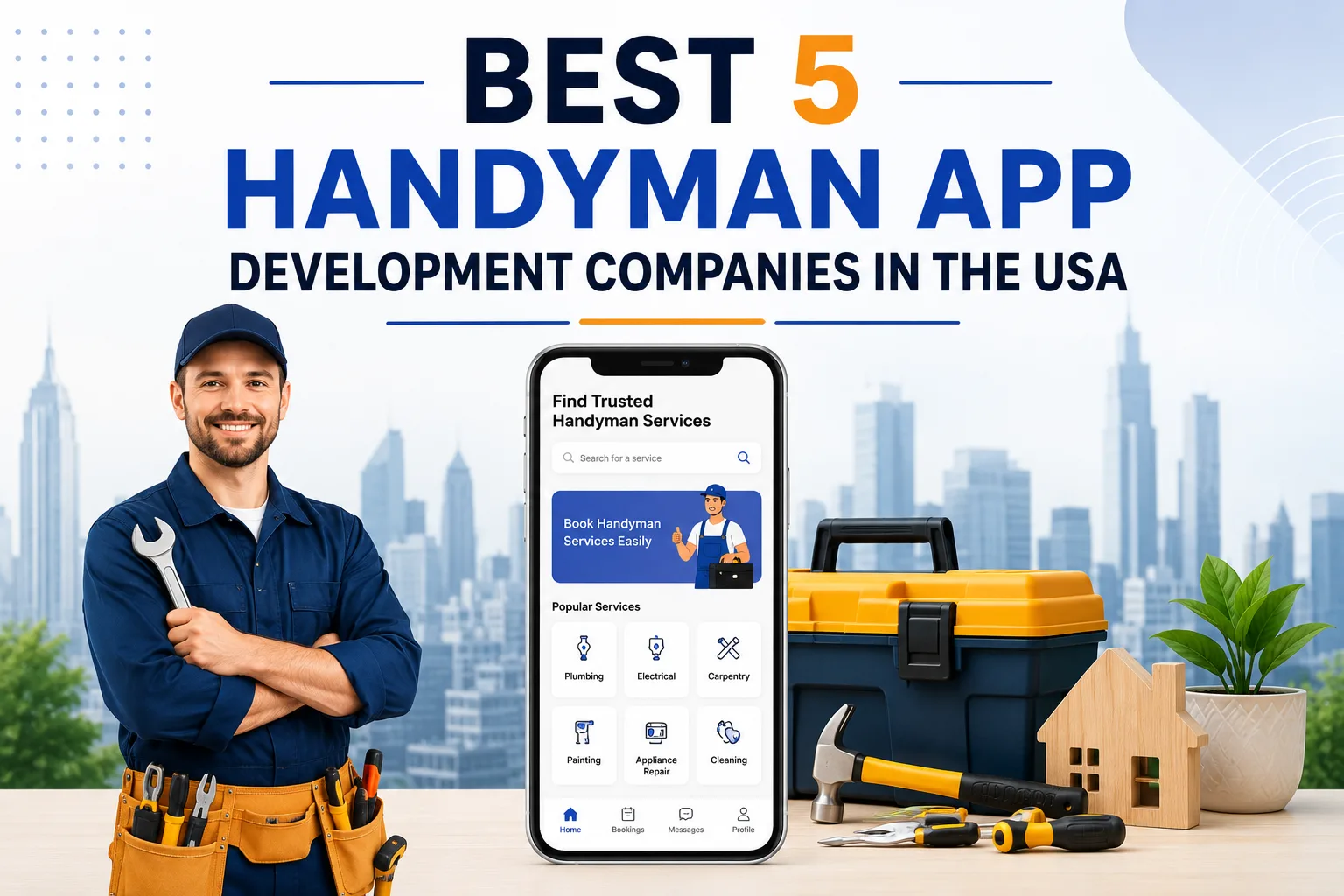 Best 5 Handyman App Development Companies in the USA