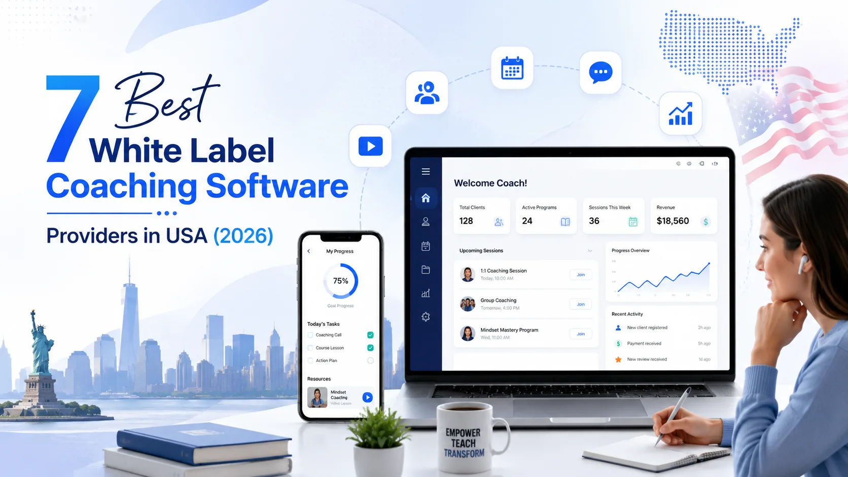 7 Best White Label Coaching Software Providers in USA (2026)