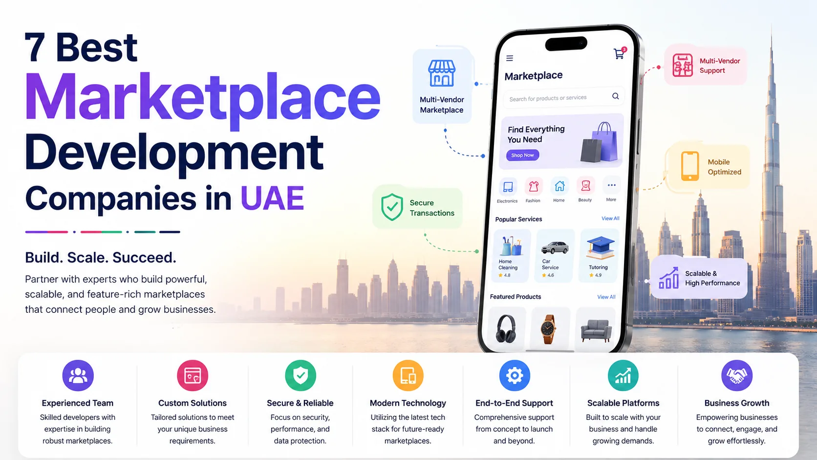 7 Best Marketplace Development Companies in UAE