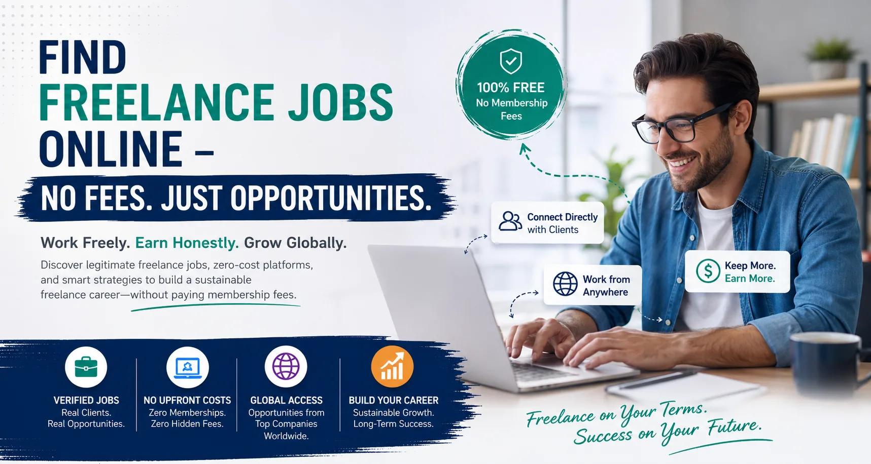 Has anyone found legitimate freelance jobs online without paying membership fees?
