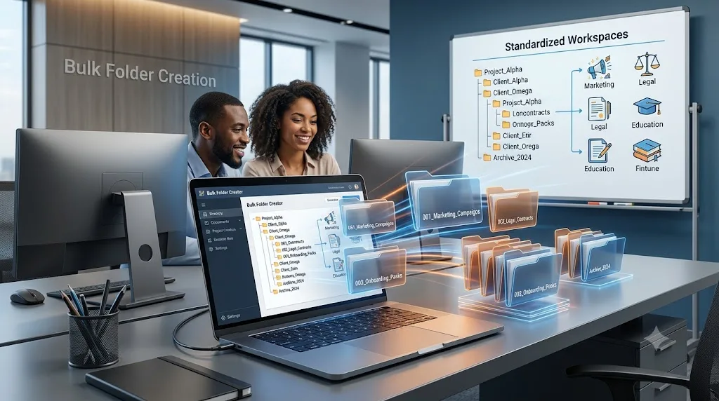 Bulk Folder Creation: A Smarter Way to Organize Digital Workspaces