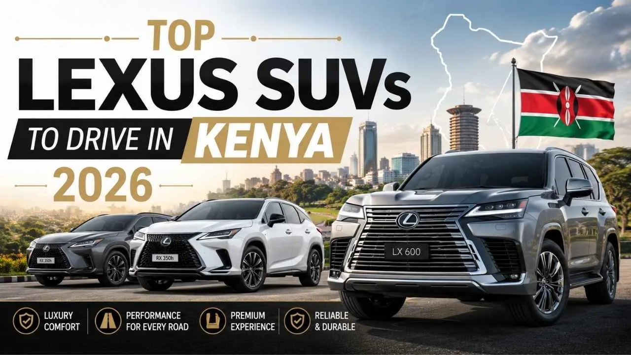 Top Lexus SUVs to drive in Kenya 2026