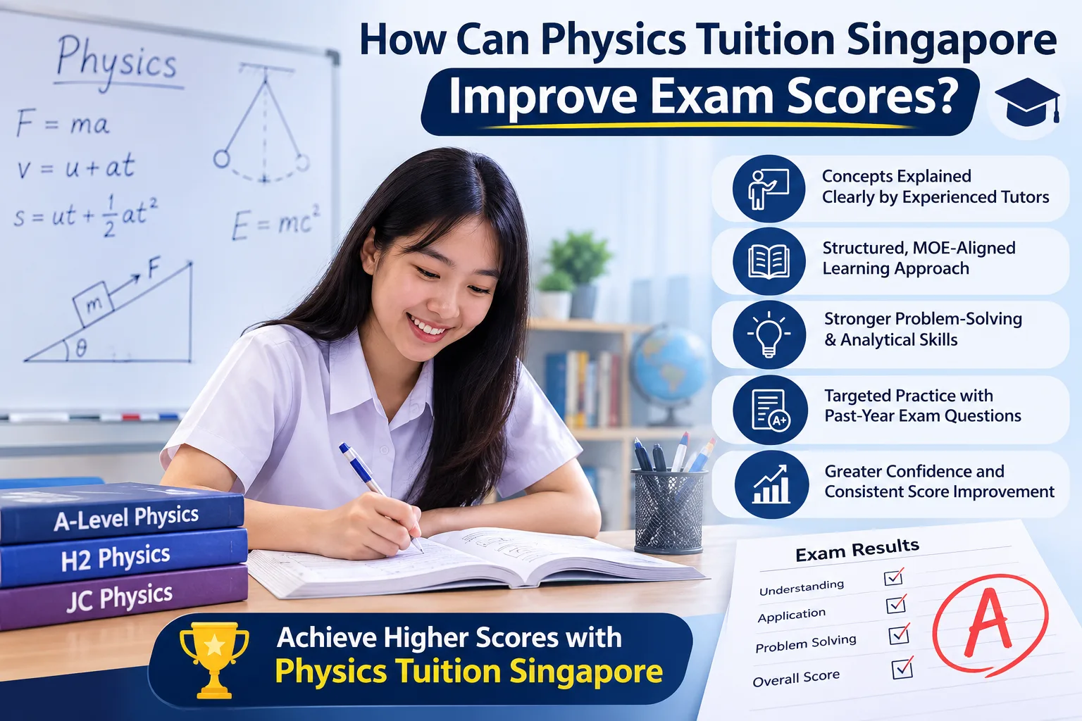 How Can Physics Tuition Singapore Improve Exam Scores?