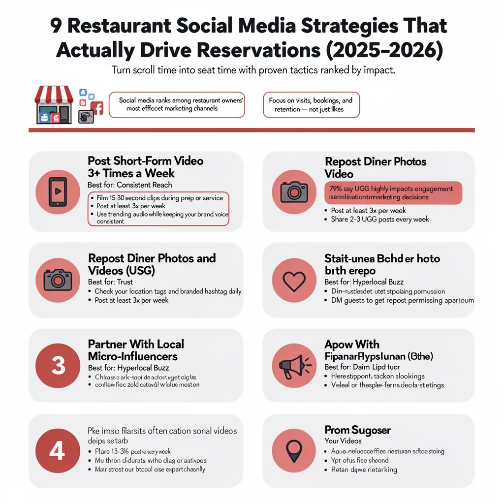 Best Social Media Strategies for Restaurant Marketing