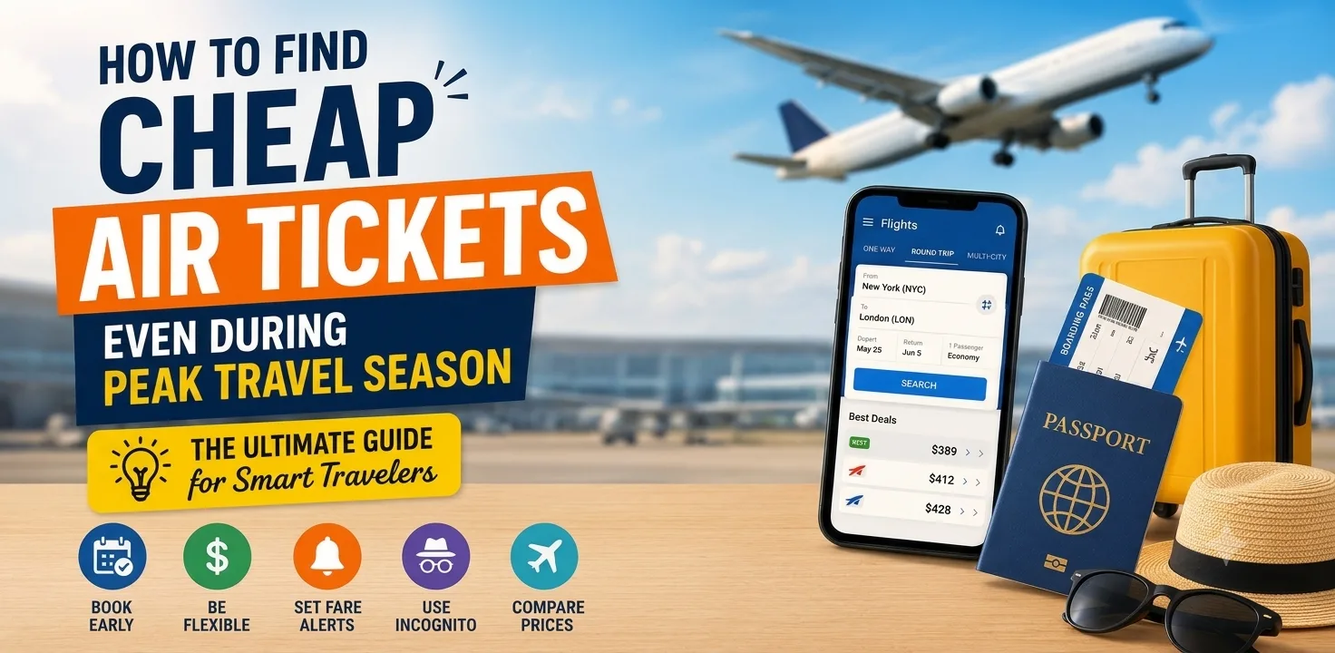 Best Time to Book Flight Tickets for Domestic and International Travel in 2026