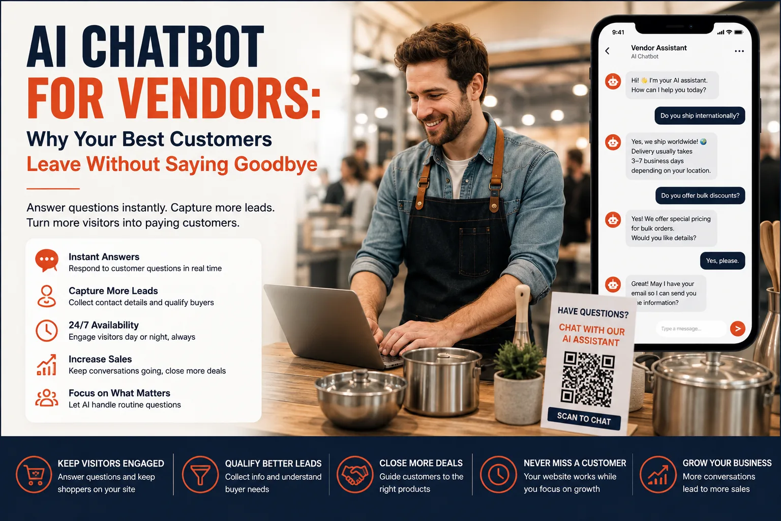 AI Chatbot for Vendors: Why Your Best Customers Leave Without Saying Goodbye