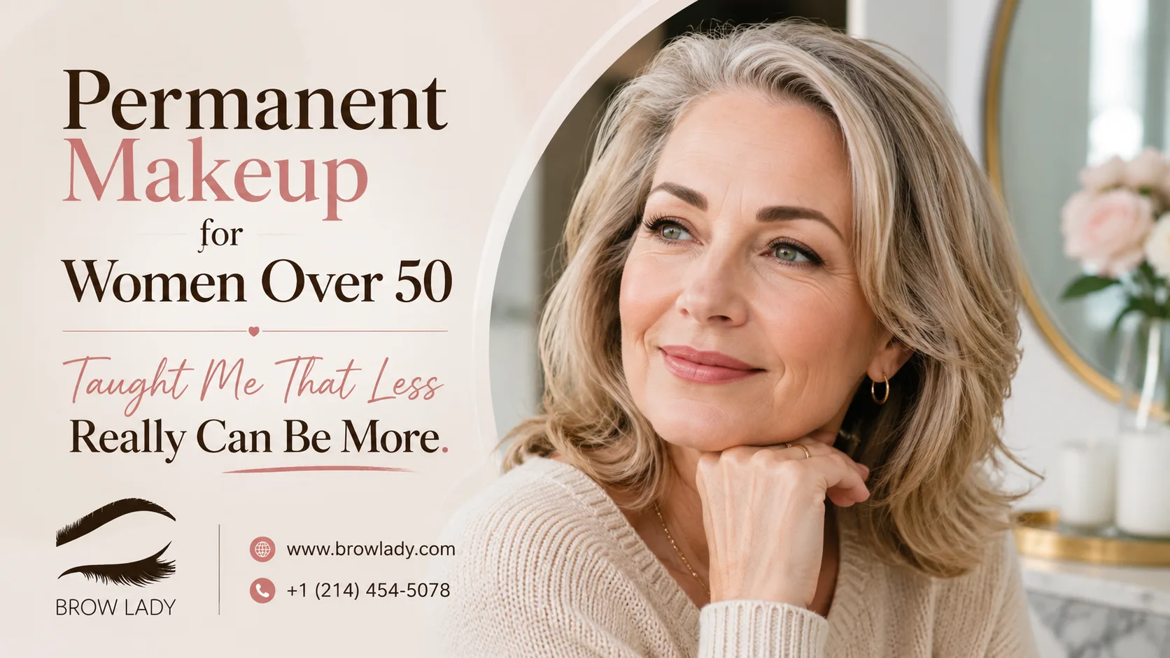 Permanent Makeup for Women Over 50 Taught Me That Less Really Can Be More