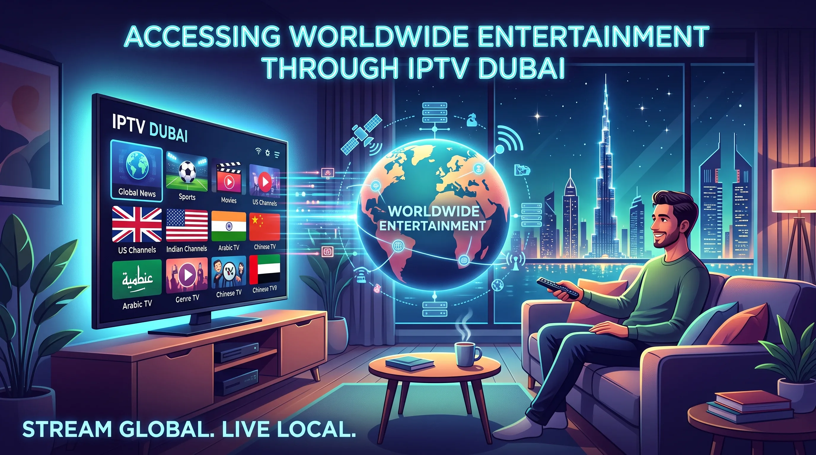 Accessing Worldwide Entertainment Through IPTV Dubai